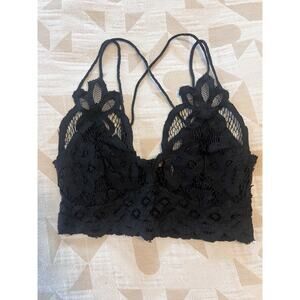 Free People size xsmall black lace bralette